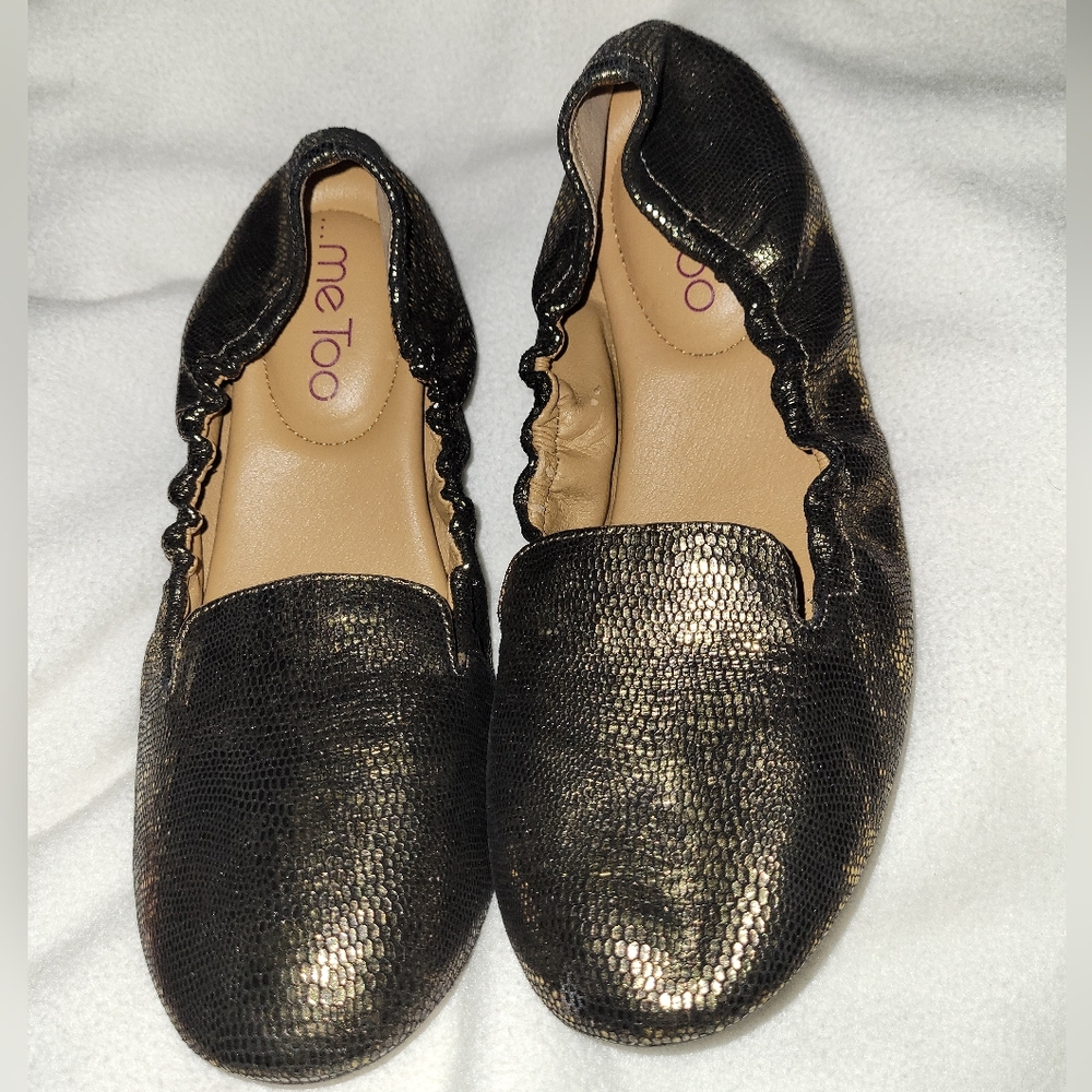 Me Too Tribe Flats Gold/Copper Size 7 1/2 M - Picture 1 of 7